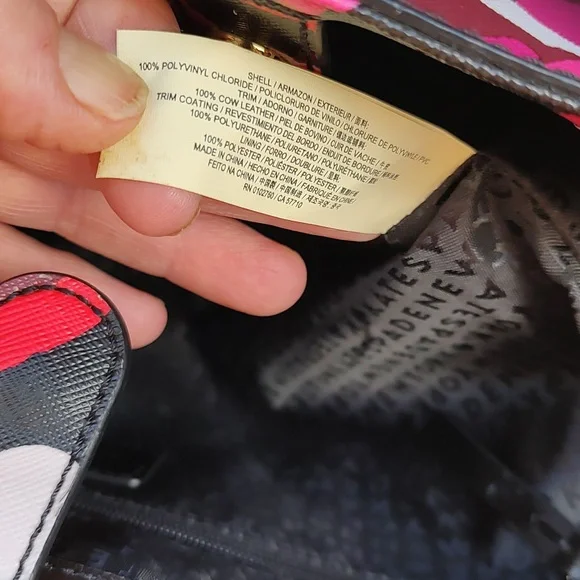 Kate Spade Grant Street Juno grainy vinyl leather trim mini tote. - Picture 9 of 15